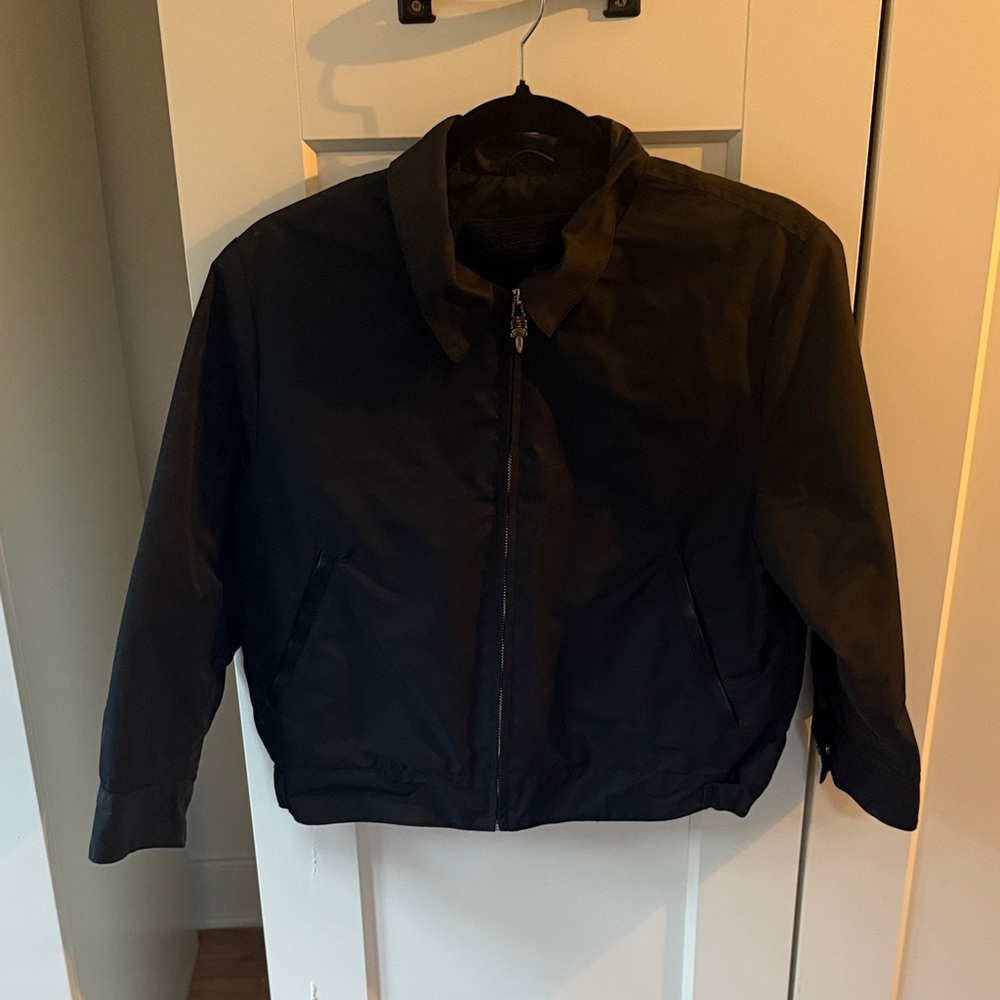 Chrome Hearts Black Nylon Cross Patch Women’s jacket